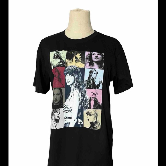 Taylor Swift The Eras Tour Tee Shirt Size medium Official Merchandise Black, - Picture 6 of 12